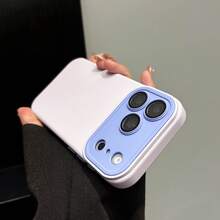 适用于 17 Pro Max 的彩色纹理防尘保护壳，带镜头保护膜；兼容 16 Pro 的保护壳；兼容 15 Pro 的防指纹软壳；兼容 14 的全包防摔保护壳；兼容 13 的通用保护壳，男女皆宜。 - 橘色 - 查看 4