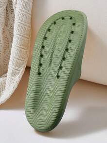 Men's EVA Letter "OK" Slippers, Indoor Bathroom Slippers, Suitable For All Seasons - Green - View 6