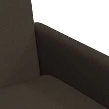 Chaises de salle à manger vidaXL, lot de 2, gris foncé, 57 x 67 x 95 cm, lin - Gris - Voir 7