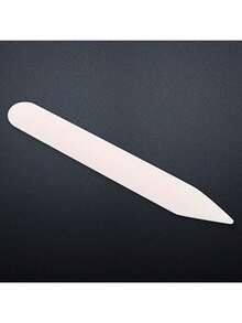 EstiloGarosa 6 Pulgadas Carpeta Hueso Genuino Plisado Herramienta Pluma de Origami Plegable para Encuadernación Fabricación Hecha A Mano Bricolaje de Cuero Conformación de PliegueVersión mejorada - 1 - Ver 7