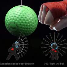 Head-Mounted Punching Ball For Stress Relief Exercise, Body Workout, Reaction Speed Training, Fitness - Multicolor - View 4