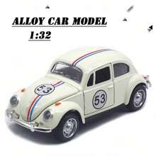 1:32 Modelo de coche de escarabajo de aleación clásico. - Diseño de puerta abierta, con funciones - Agrega diversión a tu colección. - Ya sea como regalo o como una colección premium, es la elección perfecta - Una obra de arte eterna, colocada en el escritorio de tu oficina. - Multicolor - Ver 15