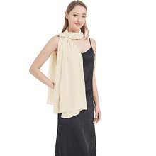 Ciormis Chiffon Shawl Wraps Scarves Lightweight For Women Evening Dresses Wedding Bridesmaid Or Formal Occasions,D1#.PaleChampagne - D1#.PaleChampagne - Xem 5