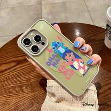 Miniso Disney Stitch & Lilo Phone Case OHANA QUER DIZER FAMILIA Theme Design Warm & Cute Disney Accessory Transparent Magnetic Shockproof Case Suitable For Iphone 17 Pro Max/17 Pro/17 Air/17/16/15/14/13/12/11/X/XS Pro/Pro Max Series Iphone 17 Pro Max Case Iphone 17 Pro Case Iphone 17 Case Stocking Stuffers The Girlfriend The Chosen Early Fall Fashion - 藍色 - 查看 3