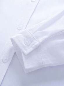 Boys' Casual Lapel Shirt Children's Top Long Sleeve Children's Clothing Comfortable Breathable - Yellow - View 4