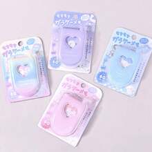 Q-LiA Retro Handy Memo Block, leicht abzureißende Notizen, Klappcover Memo, kreatives, süßes Mini-Bohnenheft - Verschiedenfarbig - Übersicht 1