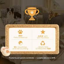 1 paquete de 6 mantas de forro polar suave y esponjoso para mascotas, cálida y linda, diseño de estampado para cachorros, gatitos, patas grises, talla M (30 x 20) - Gris Oscuro - Ver 5