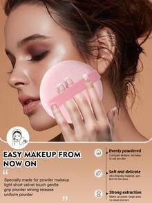 43PCS Makeup Tools Set Including:20PCS Makeup Brush Set+1pc Multi-Functional Zipper Toiletry And Cosmetic Bag Waterproof+3PCS Circular Powder Puffs+3PCS Triangle Powder Puffs+1pc Makeup Brush Cleaning Tools+6PCS Mini Air Cushion Powder Puffs+6PCS Mini Makeup Sponges+3PCS Makeup Sponges,All-In-One & Beginner-Friendly | Travel-Ready & Gift-Ready | Perfect For Newbies/Her - Multicolor - View 5