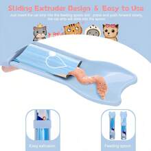 Cat Wet Food Squeeze Feeding Spoon | Interactive Licking Feeding Device, Anti-Spill Slow Feeder Design, Suitable For Meat Paste And Liquid Treats - 10ml - View 4