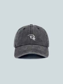 1pc Men's RH Letter Baseball Cap, Breathable Material, Adjustable For Outdoor Sports, Hiking, Casual Streetwear, Unisex, Versatile Dad Hat, Multiple Colors Available - Multicolor - View 11