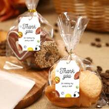 48pcs Sports Thank You Tags, Hang Tags For Gift Wrapping, "Thank You For Making My Party A Ball" Labels, Basketball, Football, Birthday, Shower Party Favor Gift Tags - Multicolor - View 5