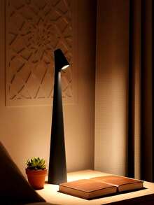 Lampe de bureau sans fil rechargeable - Lampe de bureau LED portable, variation de luminosité à 3 niveaux, longue durée de vie de la batterie, style scandinave moderne, convient pour la table de chevet/chambre à coucher/salon, éclairage de décoration pour bureau à domicile/salle à manger intérieur/extérieur, capacité de 1800/2000 mAh, livraison aléatoire - Multicolore - Voir 10