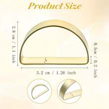 4pcs/6pcs/12pcs Gold Round Napkin Rings, Minimalist Metal Double Ring Napkin Holders, Unisex, Suitable For Western Restaurant Hotel Dining Table Decor, Reusable Metal Spiral Napkin Rings, Ideal For Family Gatherings, Banquets, Minimalist Dining Table Settings, Party Holidays, Valentine's Day, Weddings, Thanksgiving Table Decorations, Indoor And Outdoor Use, Also Suitable For Gardening, Adding A Touch Of Quality To Your Dining Table - Gold - View 3