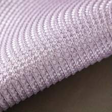 1 tấm lót bàn tròn đơn giản màu tím bằng nhựa PP kiểu Bohemian - Màu tím - Xem 6