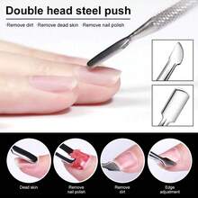 专业电动指甲打磨机，指甲锉修甲套装，低噪音高速，凝胶指甲油卸除器，修脚工具，抛光打磨机，多种电动指甲钻头可选，多功能美甲护理设备，沙龙级效果 - 彩色 - 查看 9