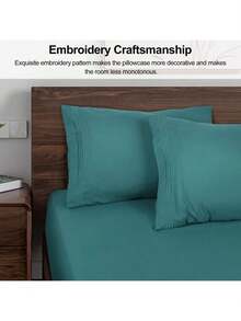 EstiloTendenciaLirex 2-Pack Fundas De Almohada 1800 Hilos, Fundas De Almohada De Microfibra Suave Cepillada, Transpirables Sin Arrugas Y Lavables A MáQuina (50X75 Cm, Verde)Calidad PremiumVersióN Mejorada - Morado claro - Ver 2