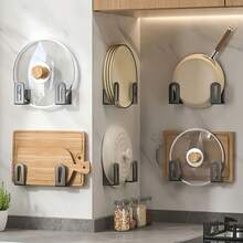 2pcs Fashion Stainless Steel Wall Hooks - Easy To Install, Multifunctional Storage, Suitable For Kitchen, Bedroom, Bathroom - Modern Practical Hook Rack, Practical Hooks - Multicolor 2 - View 7