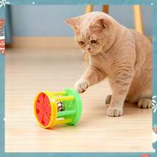 10/16pcs Random Cat Toys Pack, Including Squeaky Ball, Teaser Wand, Assorted Colors & Styles, Suitable For Lively Kittens Interaction, Easily Stimulate Cat's Playfulness - Multicolor - View 5