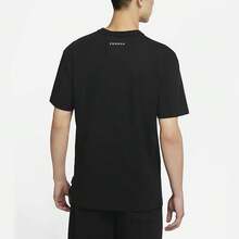Nike Sportswear Swoosh Pocket Letter Print Crew Neck Short Sleeve T-Shirt - Black - View 5