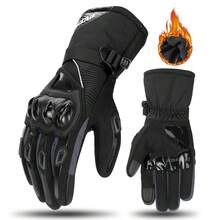 1 Pair Motorcycle Gloves Winter Hand Warmers Protective Glove Full Finger Waterproof Motorbike Gloves Touch Screen Moto Riding Gloves Outdoor Skiing Skate Keep Warm Motocross Motorcycle Accessories Riding Essentials For Women Men Rider Gifts - WN-01 - View 15