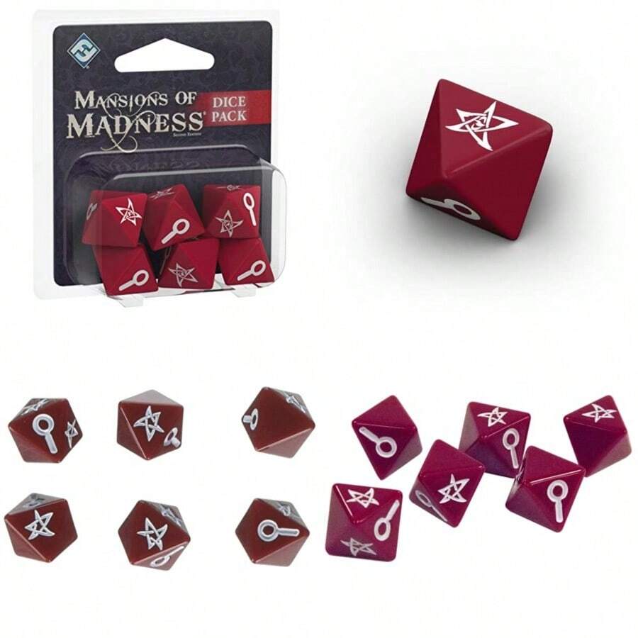 Fantasy Flight Games Mansions of Madness Second Edition Dice Pack Set de DadosChildlike fun, a must-have gift for children - como en la foto - Ver 1