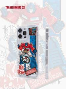 TRANSFORMERS Official Genuine Phone Case, Compatible With Apple 17, 17 Air, 17 Pro, 17 Pro Max, Scratch-Resistant, Anti-Slip, Anti-Drop, Also Compatible With Android Models: Galaxy A Series, Galaxy S Series, Apple 11 Series, 12 Series, 13 Series, 14 Series, 15 Series, 15 Pro Max, 16 Pro, 16 Pro Max, X, XR, XS Max - Clear - View 3