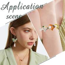 5颗手工陶瓷鸽子珠，DIY动物珠，适合制作手链和项链 - 陶瓷串珠 - 查看 5