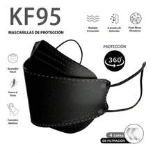 20 unidades de máscaras KN95 blancas desechables tridimensionales, empaquetadas individualmente para facilitar su transporte, listas para usar, con correas para las orejas de alta elasticidad que son suaves y cómodas, adecuadas para diversas situaciones (uso no médico). - Blanco - Ver 7