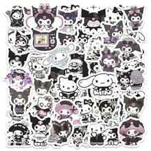 Sanrio 60张酷洛米贴纸 - 可爱卡通少女风周边，可用于DIY剪贴簿、手机壳、笔记本和水杯 - 60PCS - 查看 10