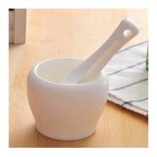 Mortero de Plástico de  Calidad Premium - Blanco - Ver 4