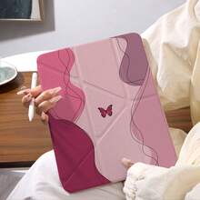 Y-Shaped Foldable Stand, High-Definition UV Printing, 360° Rotatable IPad Protective Case, Compatible With Ipad 11 2025, IPad Air 11/13 2025 M3, IPad Air (M2) 11/13 Inch, IPad Air 4/5/6 10.9inch, 20/21/22(11in) Protective Cover Design, Support Multi-Angle Adjustment, Six-Way Stand Placement, Built-In Pen Slot, Transparent Back Cover, Anti-Drop Protection, Auto Wake/Sleep Function - Multicolor - View 5