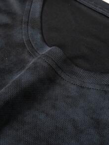 T-shirt de sport pour hommes, Top à manches courtes d'été pour fitness et course - Rouge - Voir 6
