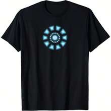 Studios  Tony Stark Arc Reactor Classic T-Shirt - Đen 8 - Xem 1