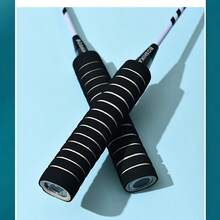 2pcs Badminton Rackets, Foam Handle Training Badminton Rackets - Purple - View 5