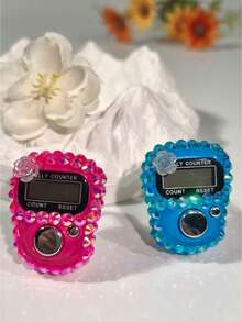 斋月特制镶钻指环计数器 便携式数字念珠计数器，适用于穆斯林诵念