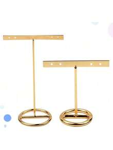 EstiloTENDYCOCO 2 Piezas Organizador De Collares Porta Collares Porta Aretes Exhibidores Para Joyeria Exhibidor De Joyeria Exhibidor De Pendientes De Metal Pulsera Caja De Almacenaje Gancho Para La OrejaVersióN Mejorada - Dorado - Ver 8