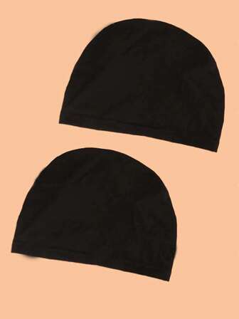 2pcs Women's Elastic Headband - Solid Color Fashion Headwrap, Soft Breathable Stretchy Fabric, Casual & Comfortable, Suitable For Daily Wear And Hair Protection