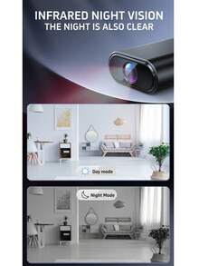 Mini WiFi Wireless Hidden Camera, Nanny Cam Intelligent Home Pet Baby Camera 1080P Remote Portable Mobile APP Monitoring Camera, Indoor & Outdoor Use - Multicolor - View 5