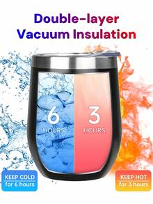 Watersy 12oz/350ml Powder Coated Flip Lid Stainless Steel Vacuum Insulated Water Bottle, Suitable For Cold & Hot Drinks, Coffee, Back To School Essential - Multicolor - View 11