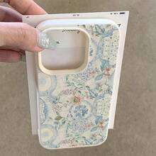 Funda de Teléfono Única Funda de Teléfono: Patrón de Moda Textura de Lichi Funda de Teléfono Antigolpes, Compatible con iPhone 16 15 14 13 12 11 XS XR X 8 7 Plus Pro Max SE Series Fundas – Regalo Perfecto de Halloween, Regalo de Pascua para Cumpleaños, Novia, Novio, Amigos o para Ti Mismo Ajuste Delgado para Uso Diario - 1 pieza - Ver 4