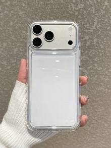 Transparent Clear Phone Case - Sleek Minimalist Aesthetic Shockproof Protective Cover, Compatible With IPhone 17 Pro Max, 17 Pro, 13, Galaxy A16, Galaxy S25 Ultra, Gifts & Accessories - Clear - View 2