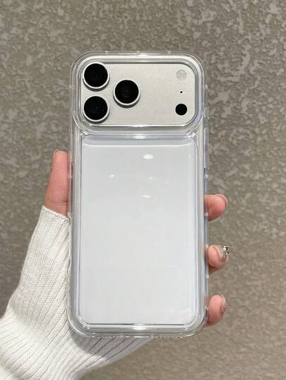 Transparent Clear Phone Case - Sleek Minimalist Aesthetic Shockproof Protective Cover, Compatible With IPhone 17 Pro Max, 17 Pro, 13, Galaxy A16, Galaxy S25 Ultra, Gifts & Accessories