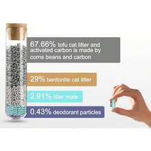 Vealind Arena Aglomerante para Gatos, Arena Mixta para Gatos 5 En 1, Sin Polvo, Sin Olor, con Carbón Activado Y Tofu (Paquete De 2, 16 Libras) Paquete De 2-16 Libras - 1 - Ver 8