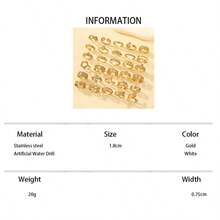 4/6/9件套精致水钻指节戒指 - 波西米亚风INS风开口戒指，时尚饰品礼品 | 随机发货或整套购买