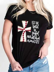 Women T-Shirts - Black - View 1