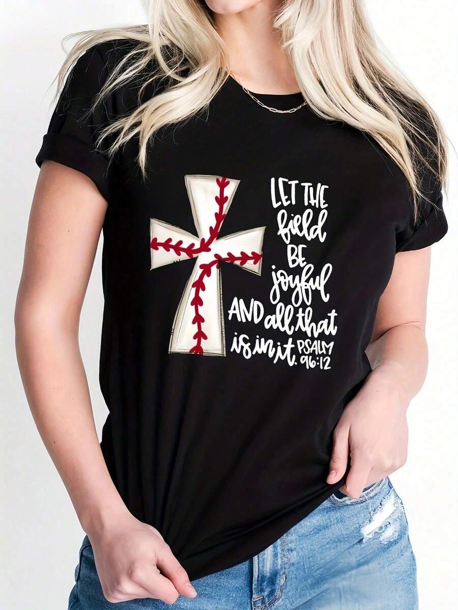 Women T-Shirts - Black - View 1