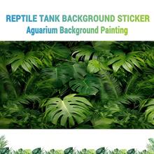 Pegatinas de enredaderas de selva tropical, fondo de terrario de reptiles, fondo de acuario, decoración de fondo de pecera, decoración de paisajismo de hábitat de mascotas - A - Ver 2