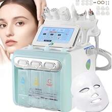 Dispositivo Facial Hydra 7 en 1 | Tratamiento Multifuncional de Hidratación + Limpieza Vacío Profunda | Reduce Arrugas/Acné/Poros + Mejora Humedad | Ideal para Hogar y Salones de Belleza - Tipo de Enchufe A USA (110-127V) - Ver 3