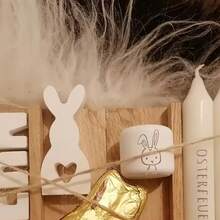 3 piezas de moldes de arcilla DIY, moldes de vela con forma de corazón grande/pequeño y de conejo, moldes cilíndricos lisos para portavelas, moldes de yeso con decoración de conejo linda para manualidades, moldes de resina epoxi para fundición artesanal - Blanco - Ver 3