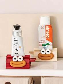 [Popular Choice] Easy Squeeze Toothpaste Dispenser - Cute Large Diameter Design, Manual Bathroom Accessory, Convenient And Easy To Squeeze Toothpaste - Multicolor - View 3